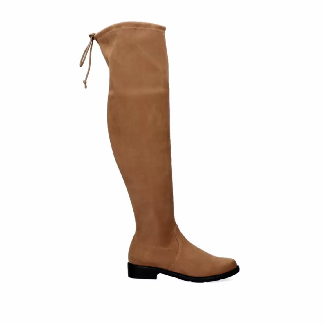 Exe Shoes Botas-Bota Alta Estilo Mosqueteiro Veronica-843 De Microfibra En Camel