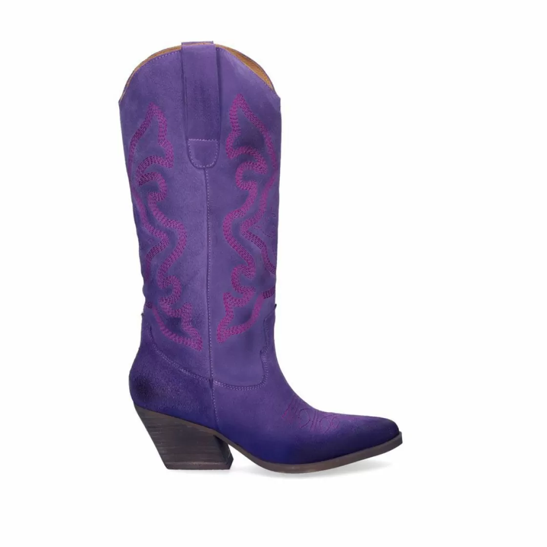 Exe Shoes Cowboy-Bota Estilo Cowboy Dallas-105 Roxo