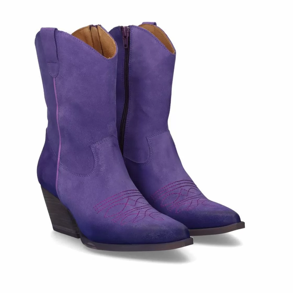 Exe Shoes Cowboy-Botines Cowboy Dallas-100 Roxo