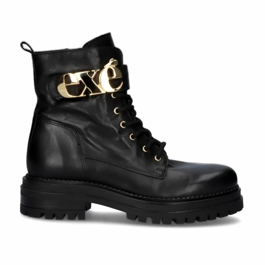 Exe Shoes Botinhas-Espolio Estilo Militar 723Kb Preto