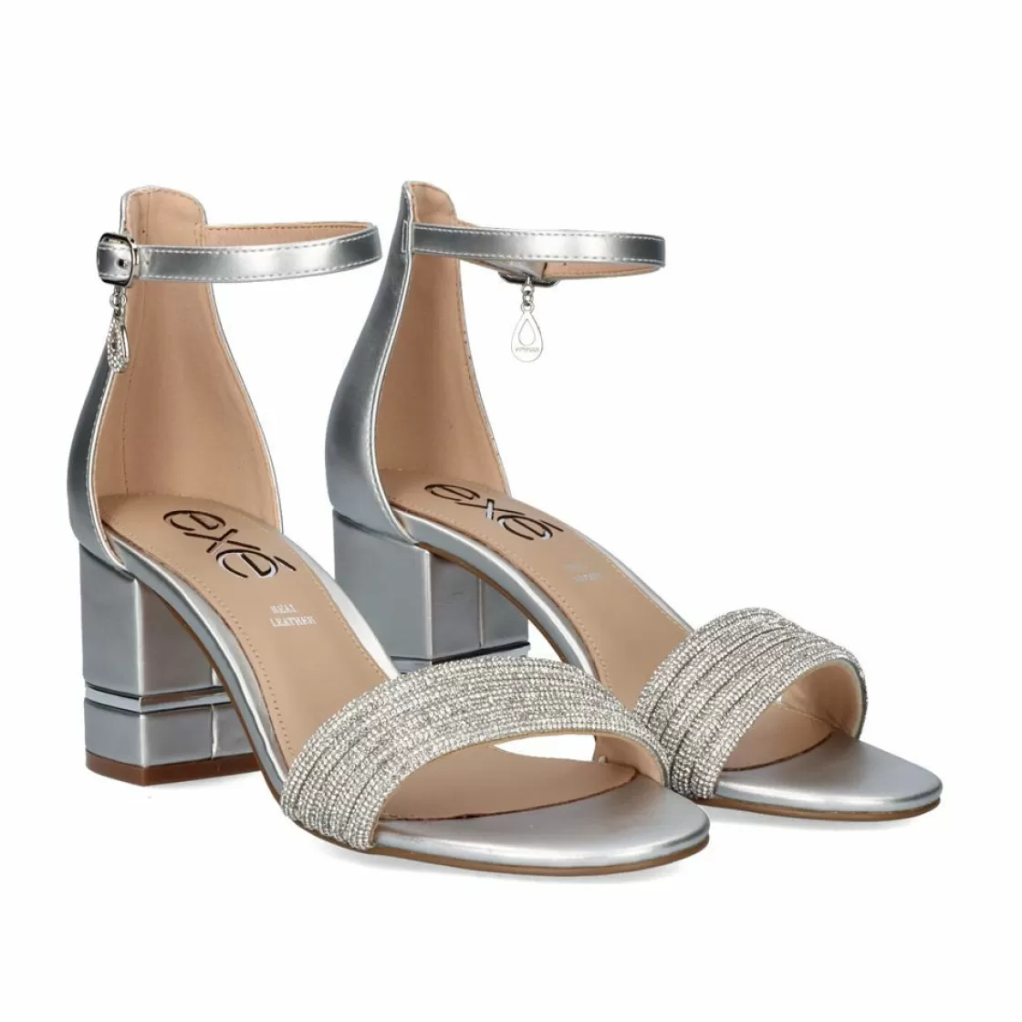 Exe Shoes Sandalias De Salto-Heel Sandal 23V Penny-296 Prata