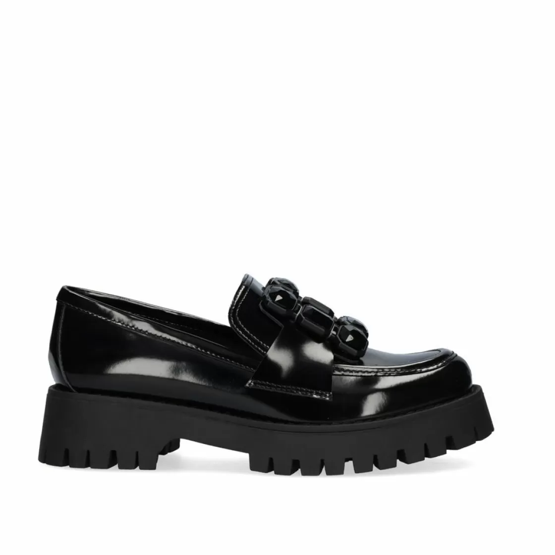 Exe Shoes Flat Shoes-Mocassim Ninetta-670 Preto