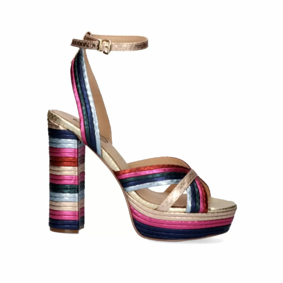 Exe Shoes Sandalias De Salto-Sandalia De Calcanhar Ophelia-832 Multicolor