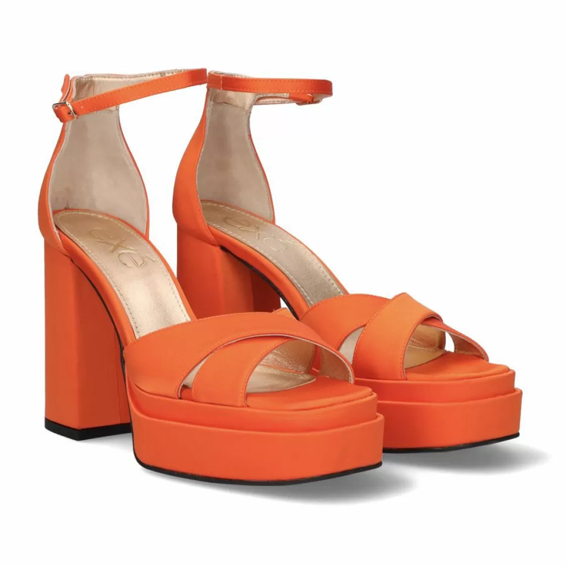 Exe Shoes Sandalias De Salto-Sandalia De Salto 600 Baci Laranja