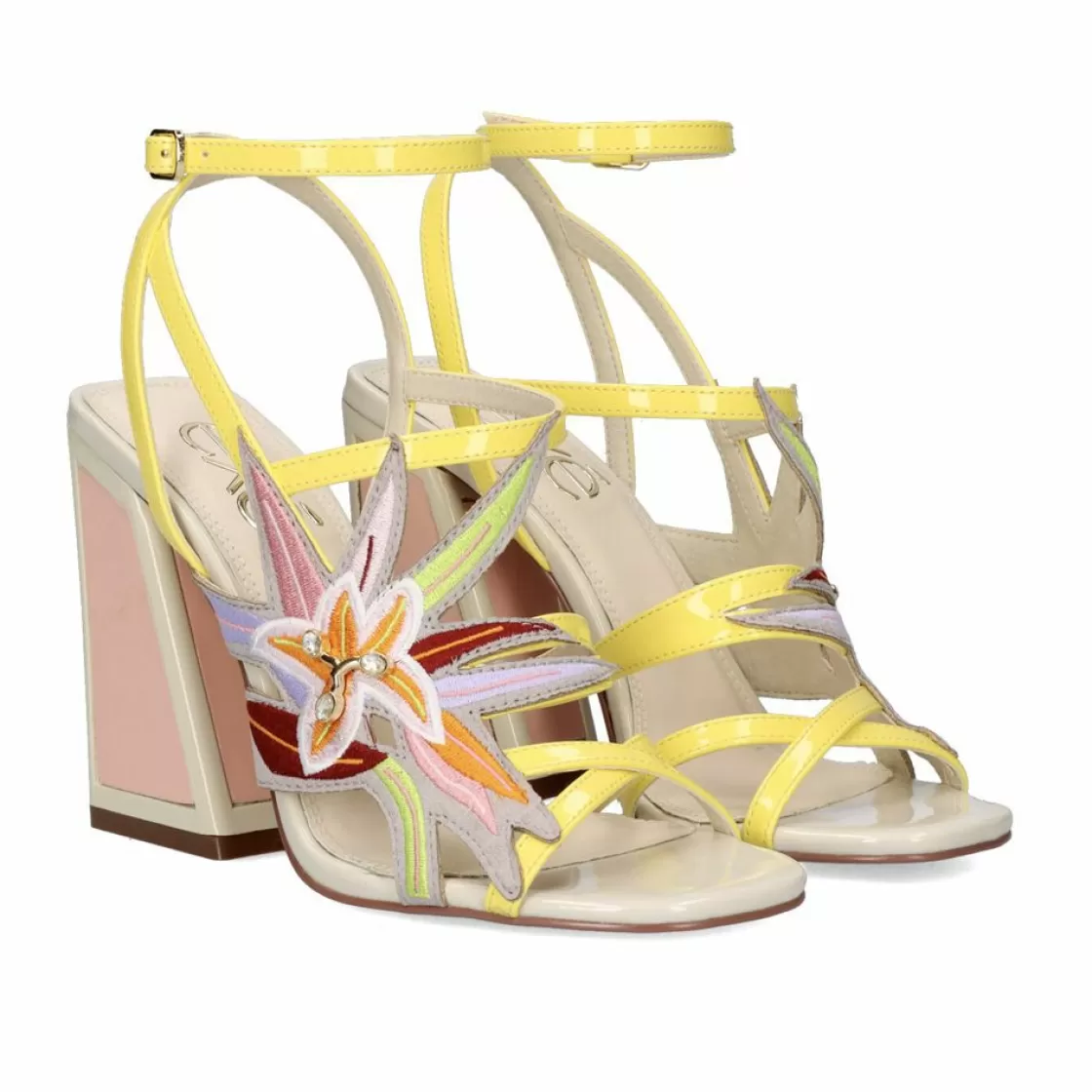 Exe Shoes Sandalias De Salto-Sandalia De Salto Amarelo 23V Dominic-539