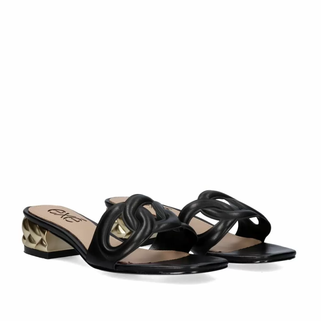 Exe Shoes Sandalias-Sandalia De Salto Baixo 23V Katy-807 Preto