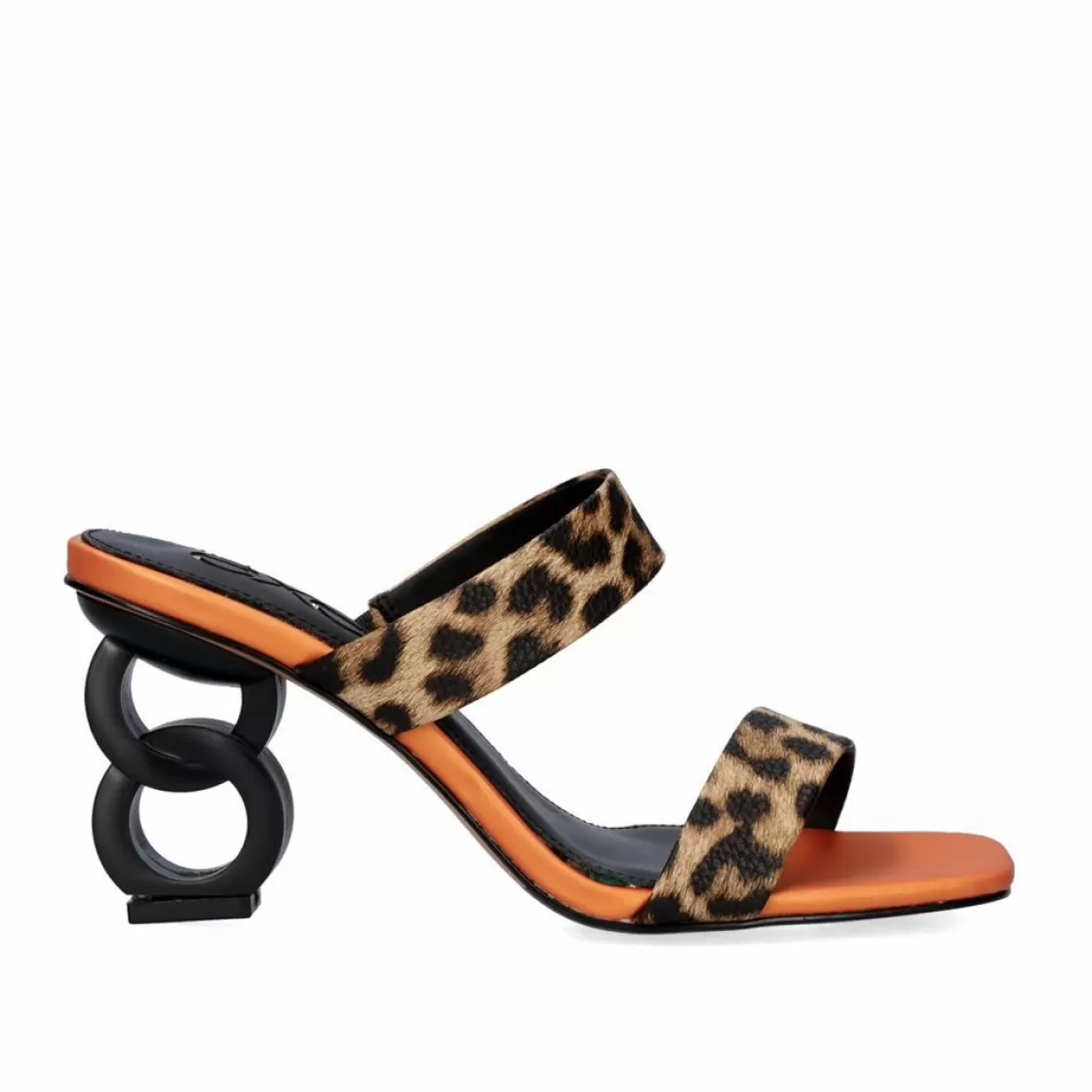 Exe Shoes Sandalias De Salto-Sandalia De Salto Baixo 23V Lilian-162 Leopard