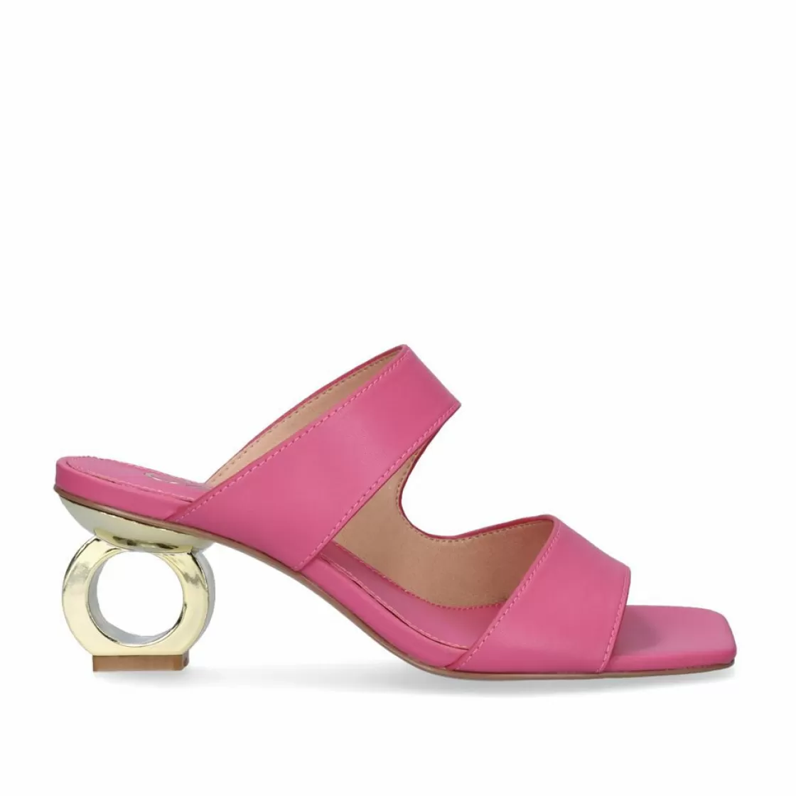 Exe Shoes Sandalias De Salto-Sandalia De Salto Baixo Brenda-105 Rosa