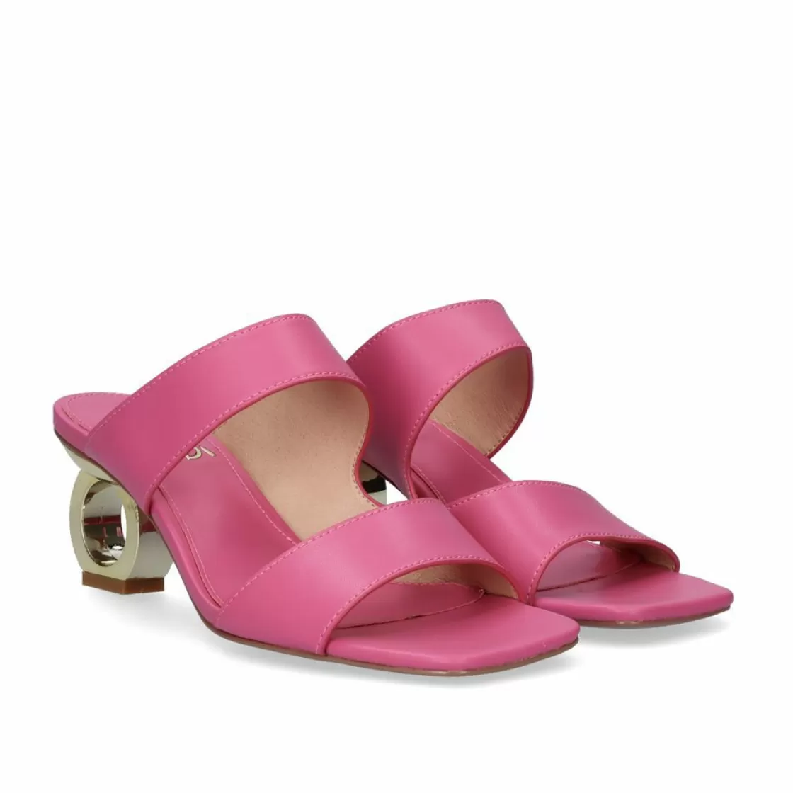 Exe Shoes Sandalias De Salto-Sandalia De Salto Baixo Brenda-105 Rosa