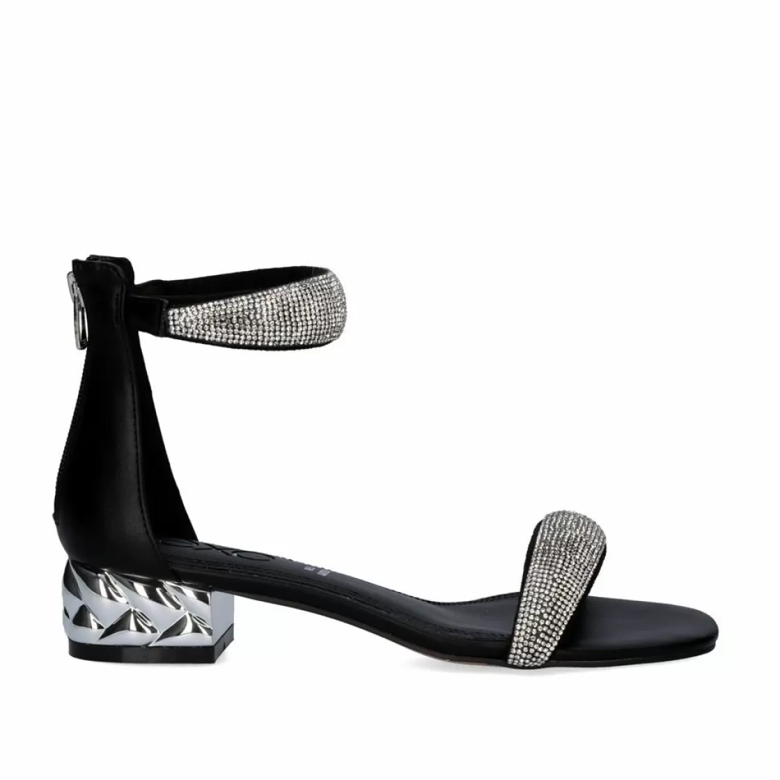 Exe Shoes Sandalias-Sandalia De Salto Exe Katy-507 Strass Preto