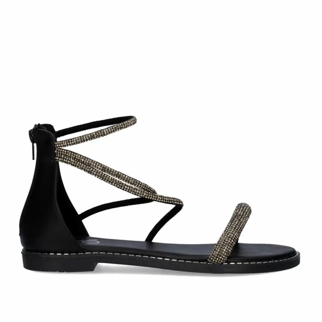 Exe Shoes Sandalias Planas-Sandalia Plana Exe P3375-76 Preto