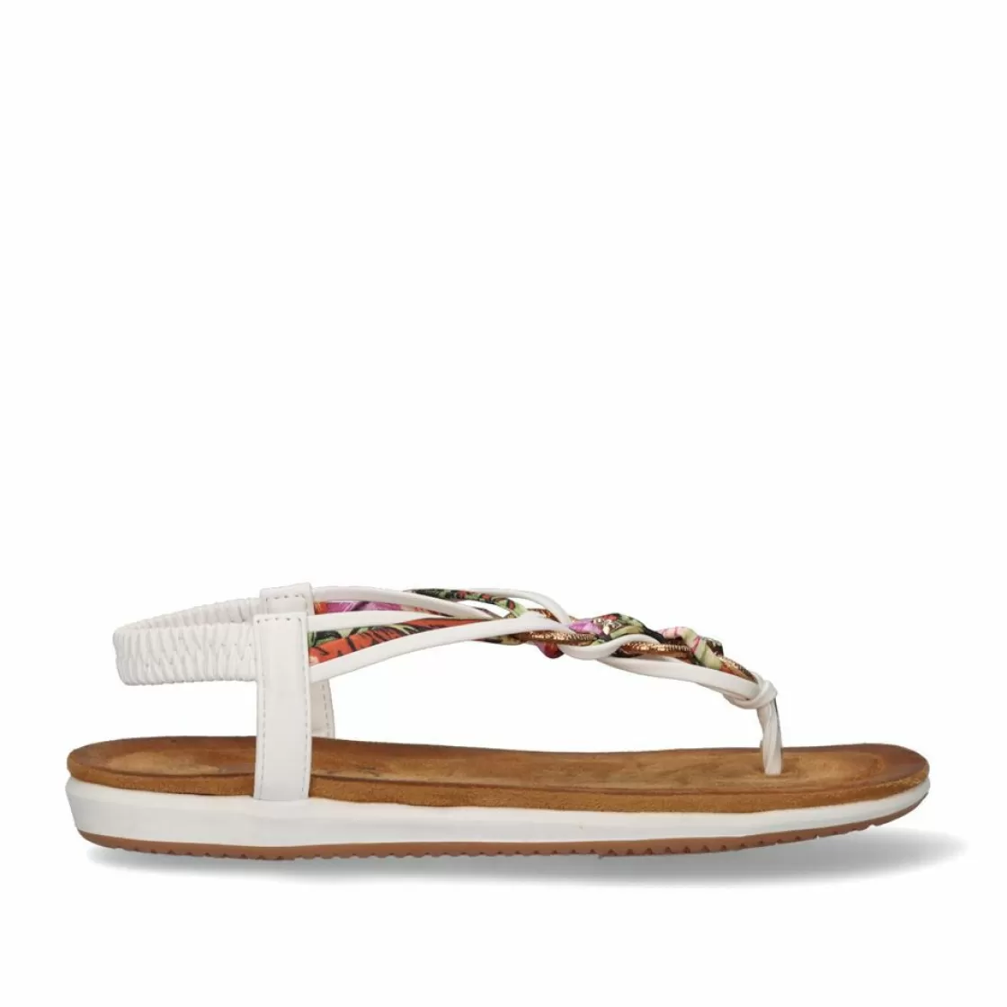 Exe Shoes Sandalias Planas-Sandalia Plana F8043-Ex4 Branco