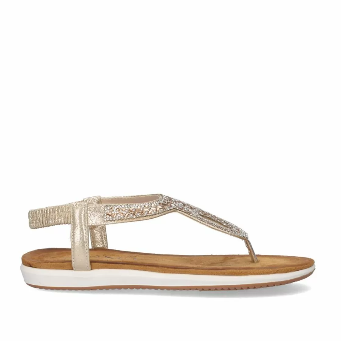 Exe Shoes Sandalias Planas-Sandalia Plana F8043-Ex8 Dourado