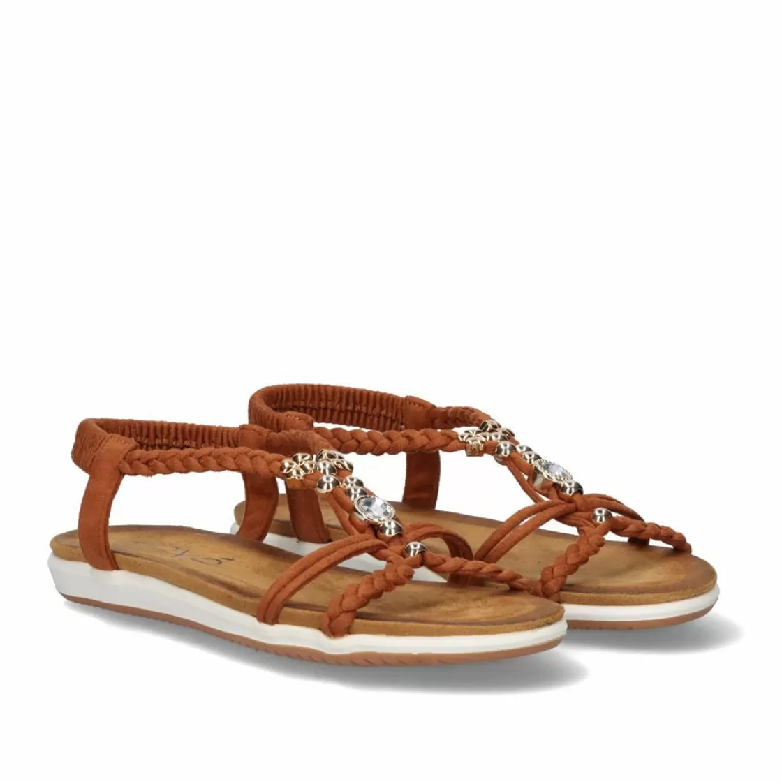 Exe Shoes Sandalias Planas-Sandalia Plana F8043-Ex9 Camel