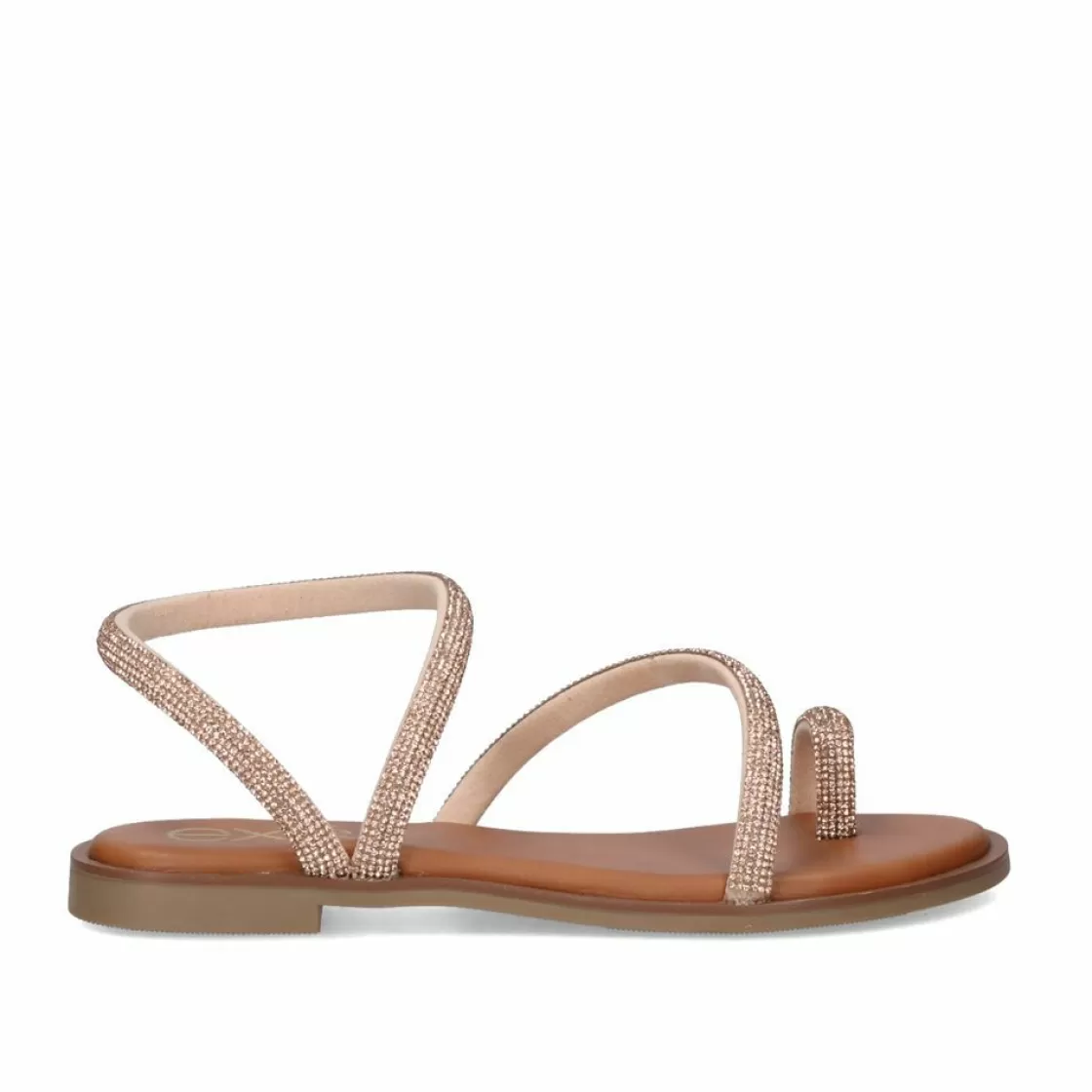 Exe Shoes Sandalias Planas-Sandalia Plana P3300-1063 Rose Gold