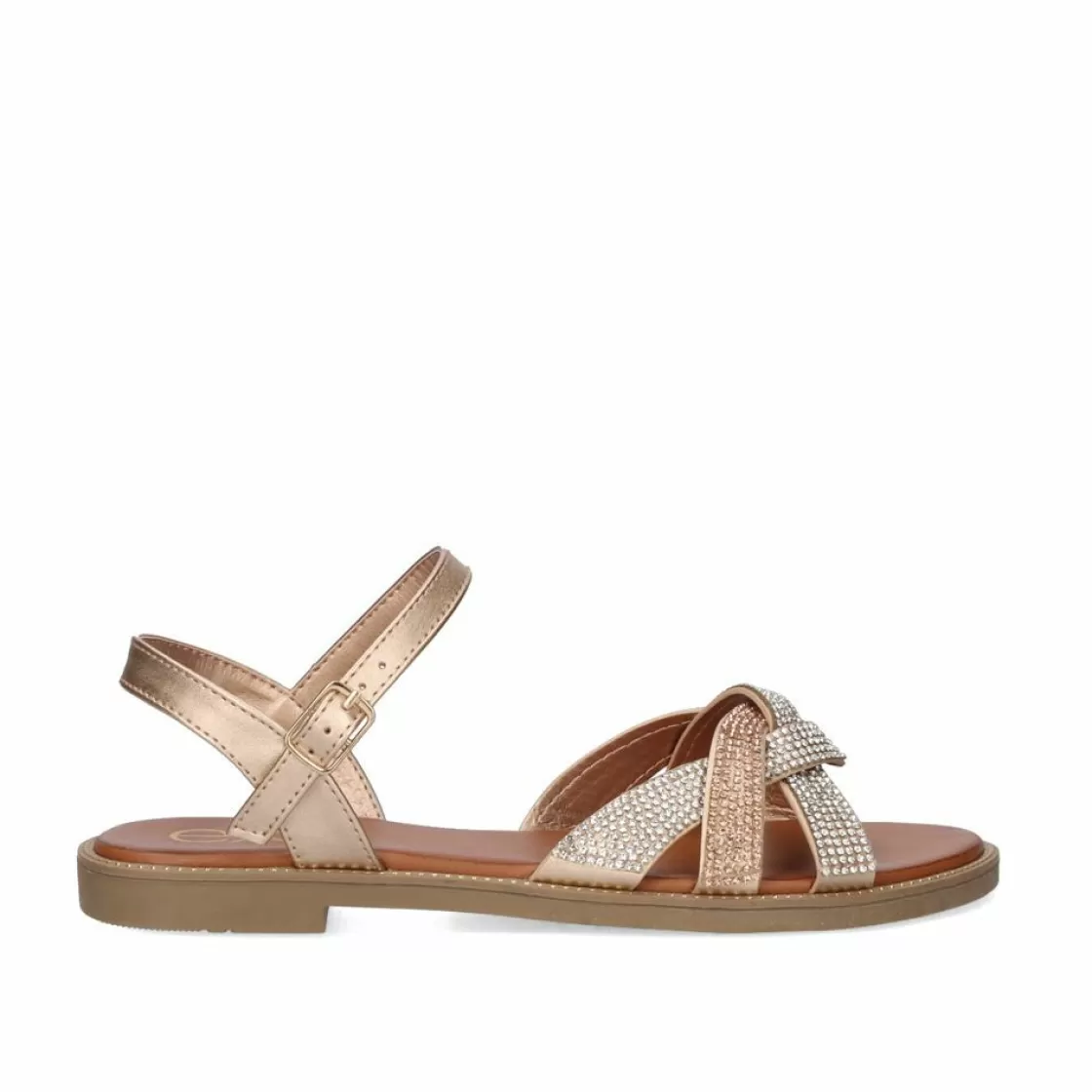 Exe Shoes Sandalias Planas-Sandalia Plana P3374-417 Rosa Ouro