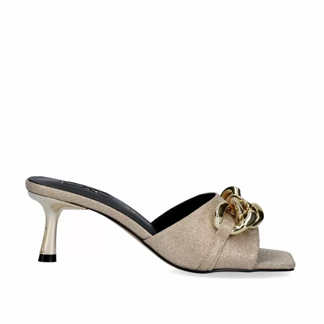 Exe Shoes Sandalias De Salto-Sandalia Salto Baixo Betta-300 Dorado