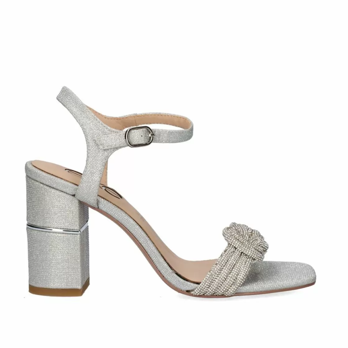 Exe Shoes Sandalias De Salto-Sandalia Salto Baixo Helen-644 Silver