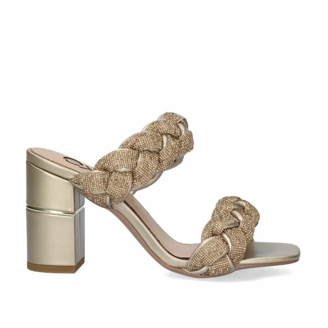 Exe Shoes Sandalias De Salto-Sandalia Salto Baixo Helen-677 Dourado