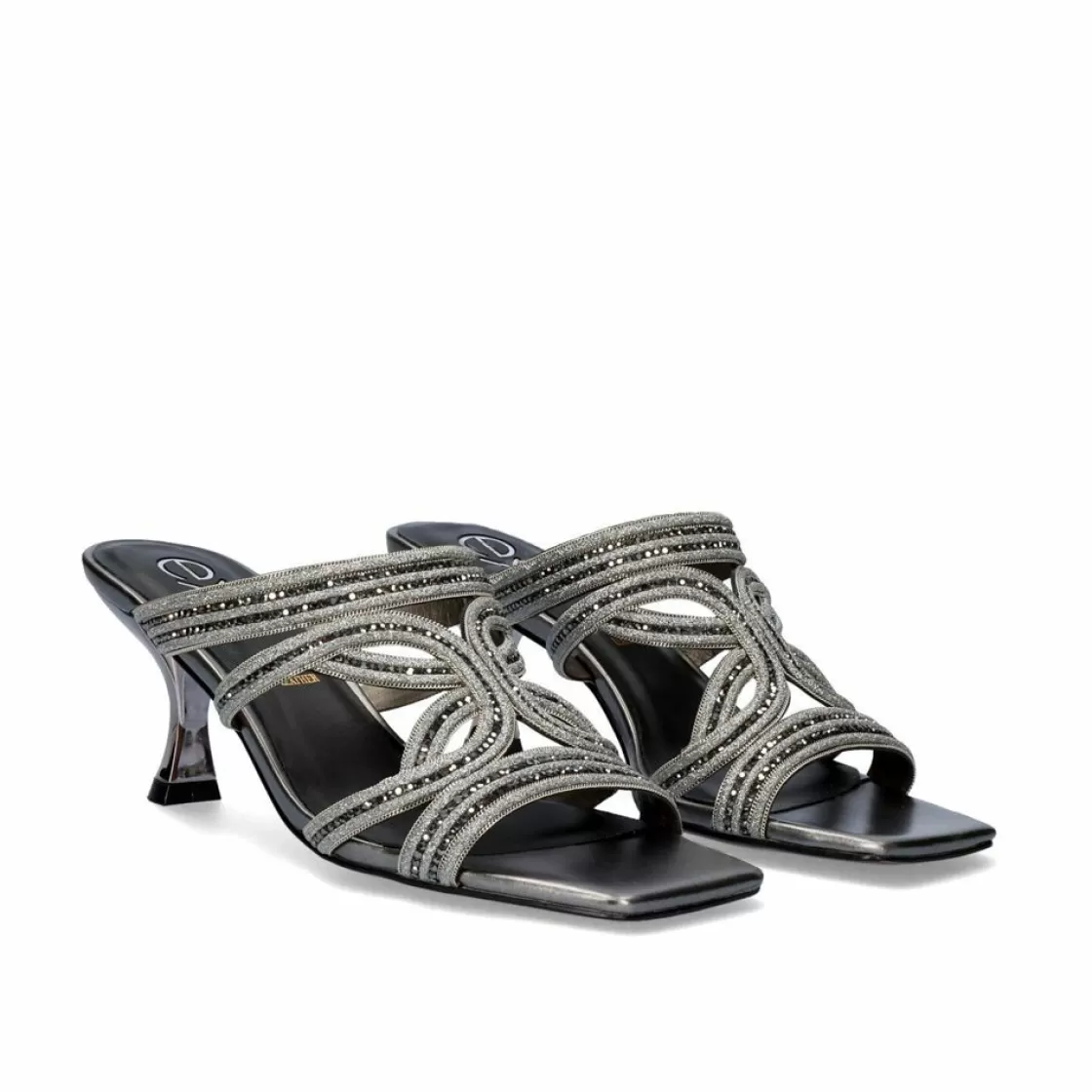 Exe Shoes Sandalias De Salto-Sandalia Salto Baixo Jenifer-126 Pewter