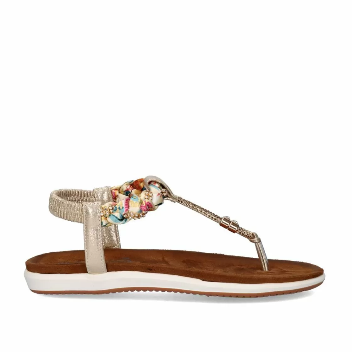 Exe Shoes Sandalias Planas-Sandalias Chato F8043-32A Ouro