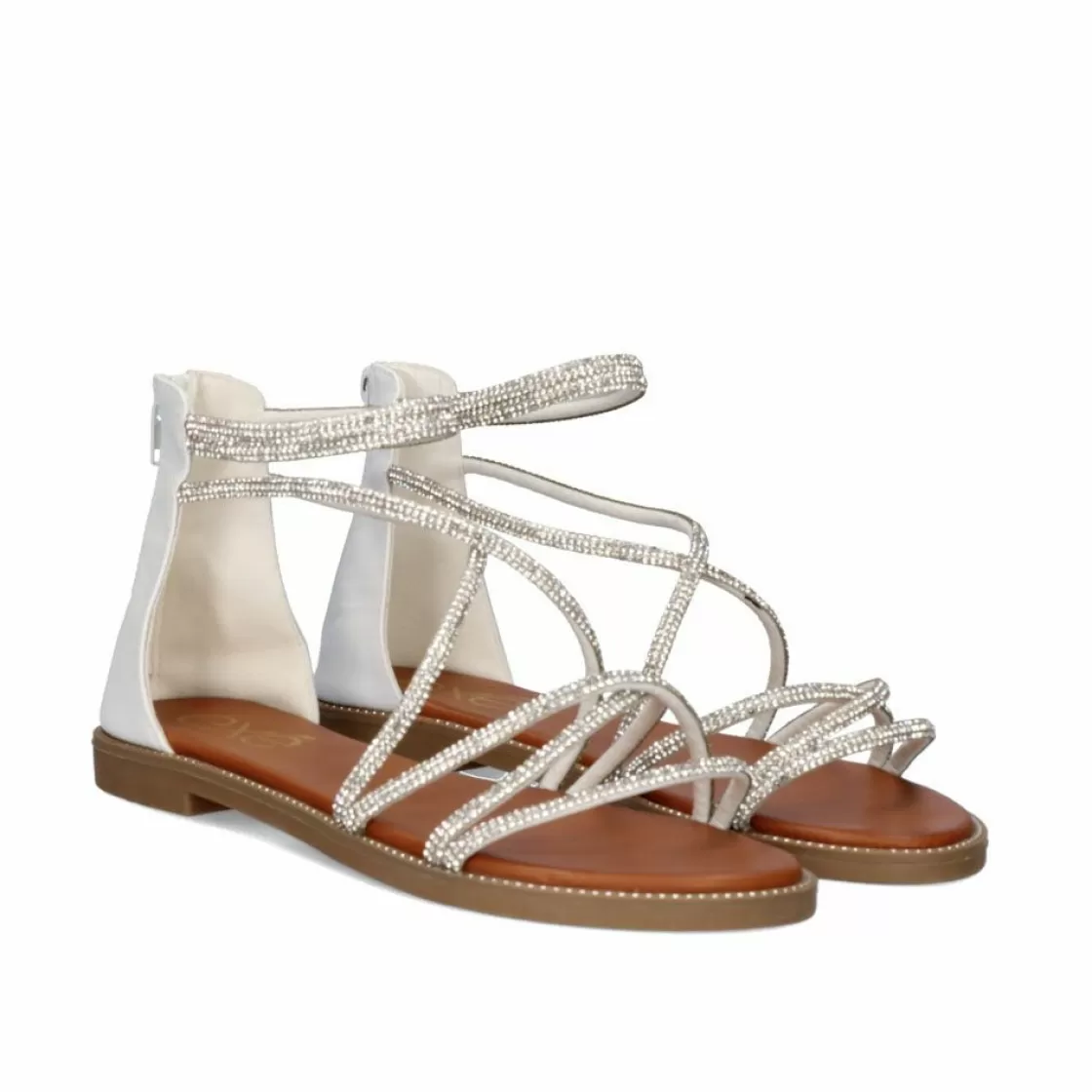 Exe Shoes Sandalias Planas-Sandalias Planas P3374-317 Branca