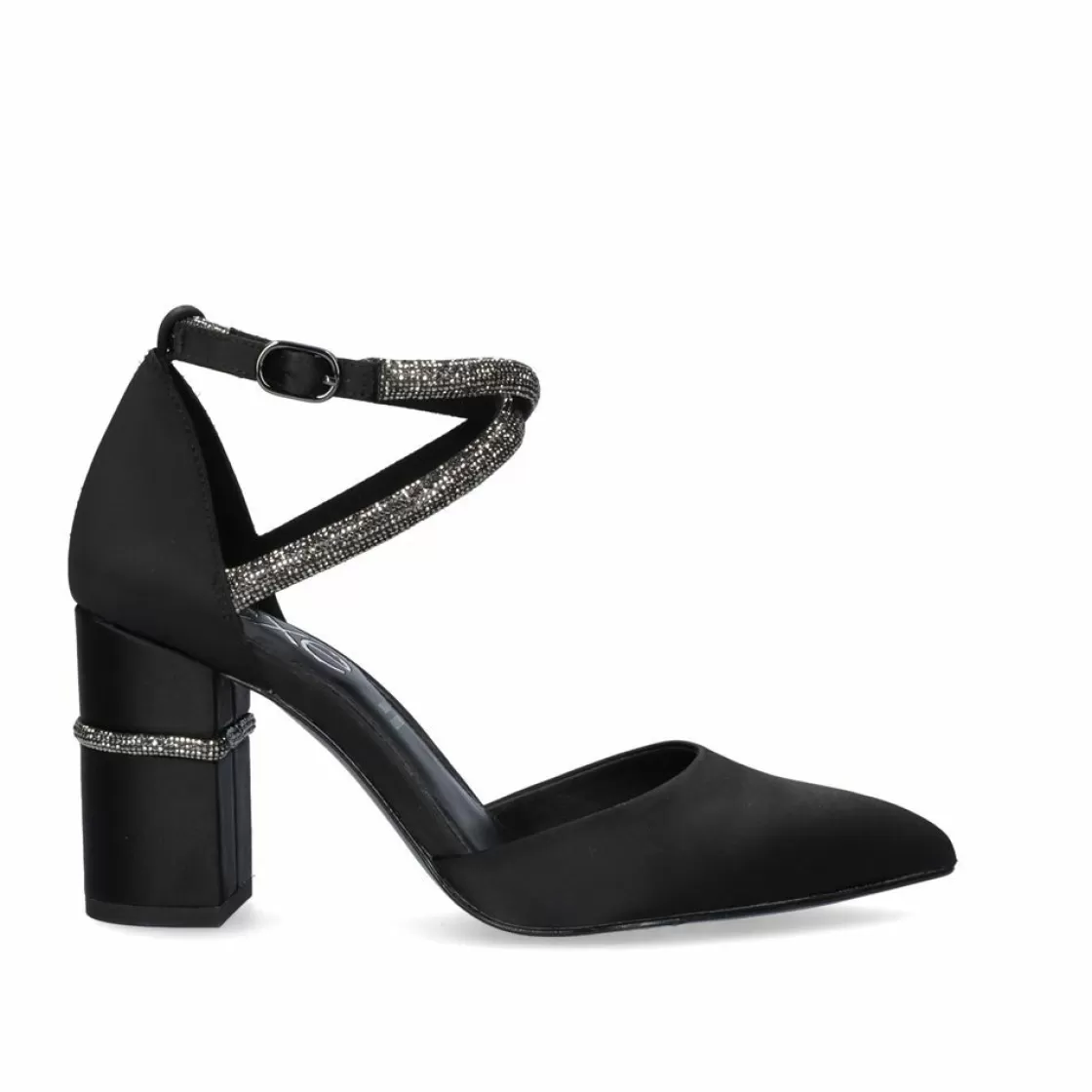 Exe Shoes Calcado De Festa-Sapato De Salto (>8 Cm) Exe Madlen-750 Satin Preto