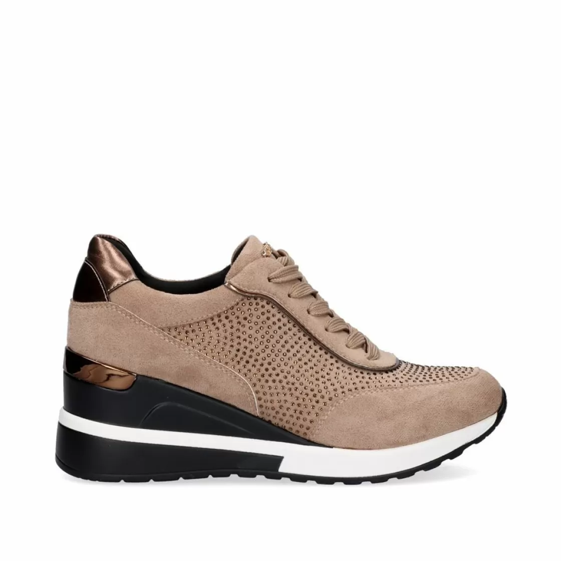 Exe Shoes Sneakers Mujer-Sneaker Plataforma Ex25 Em Camel