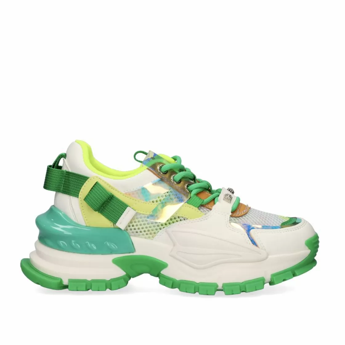 Exe Shoes Sneakers Mujer-Tenis 22E07-1 White Green