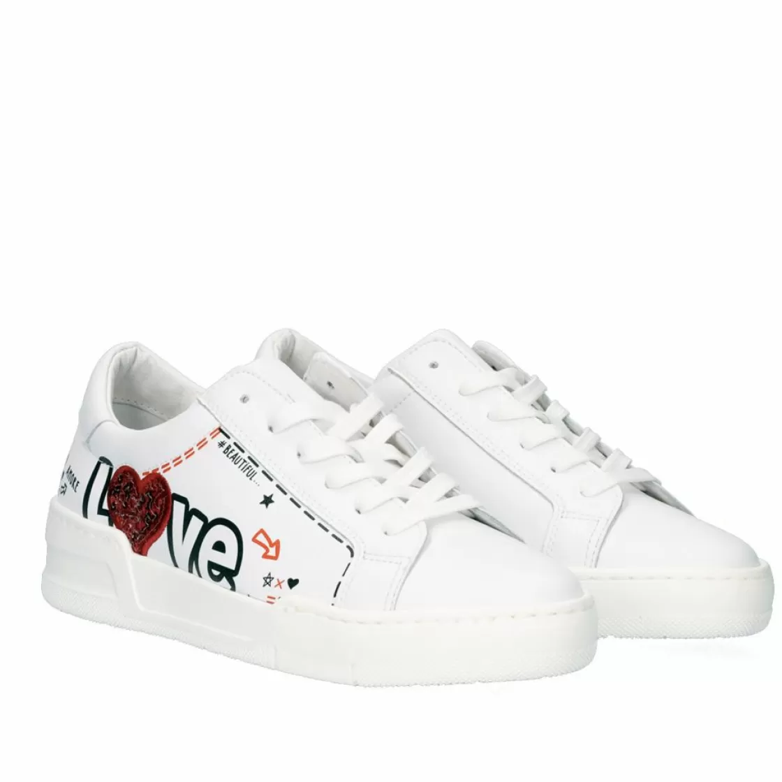 Exe Shoes Sneakers Mujer-Tenis Branco 766Hk