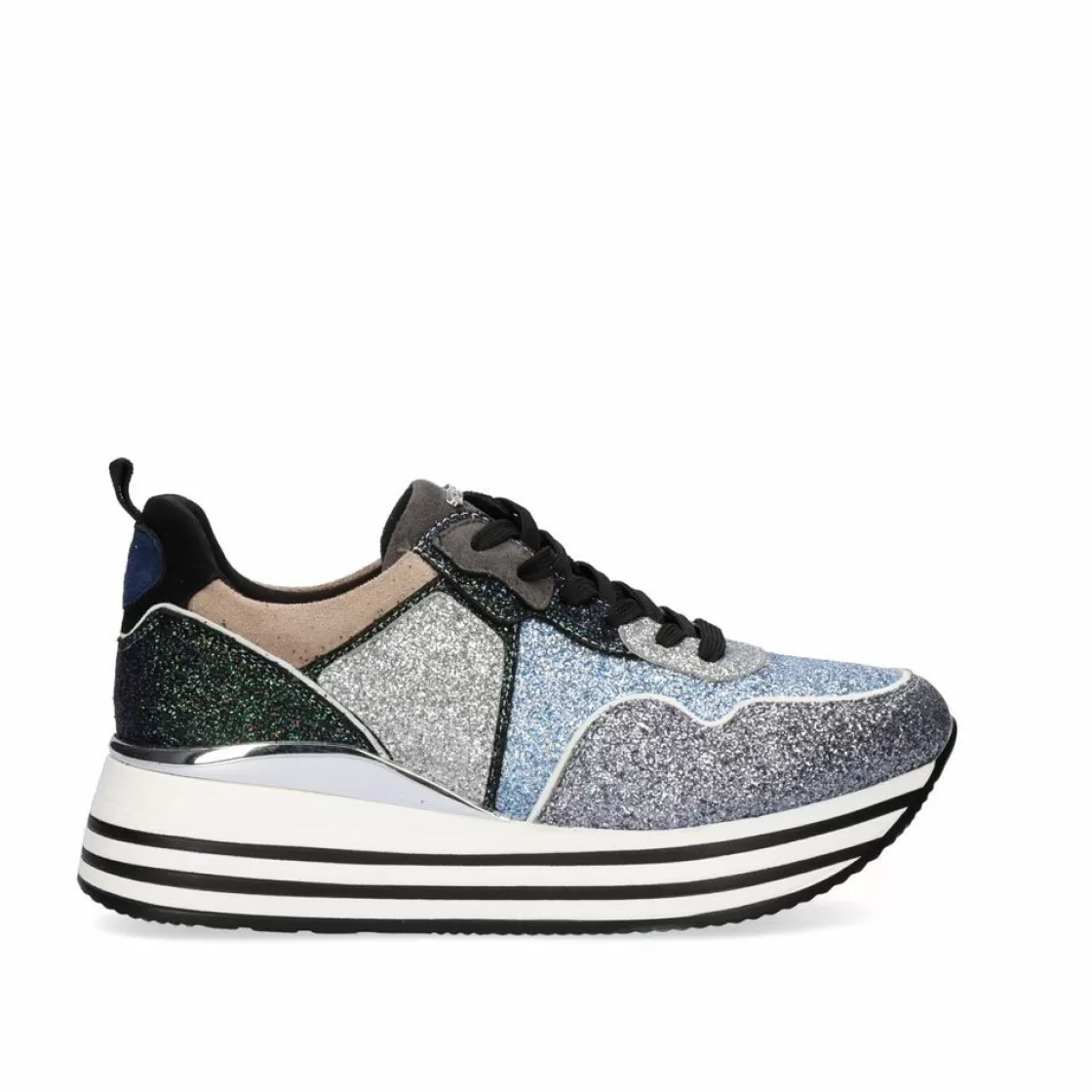 Exe Shoes Sapatilhas E Tenis-Tenis Glitter Plataforma 74-232Ex03 Pewter