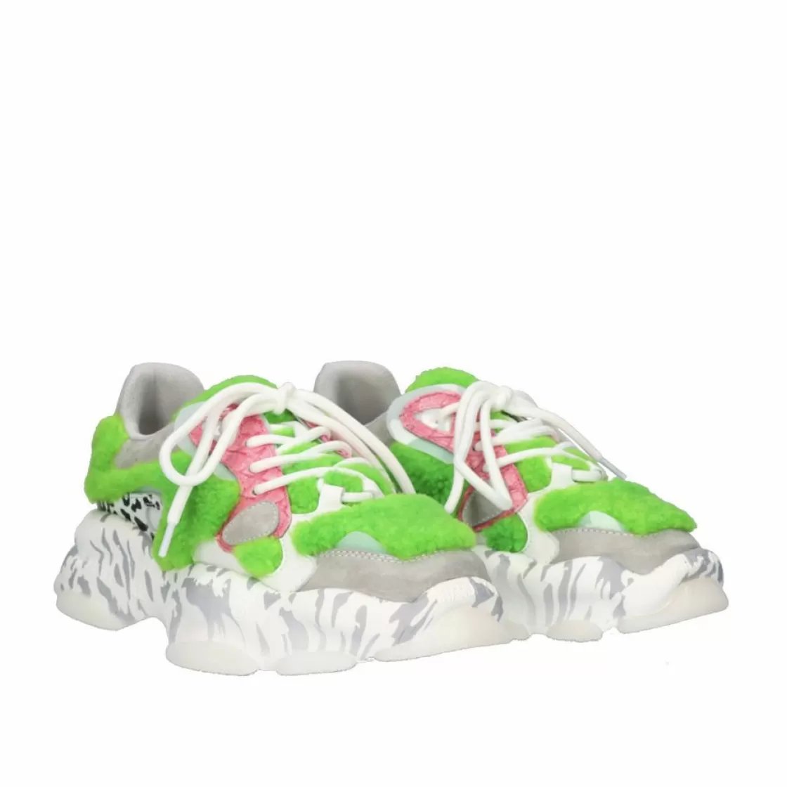 Exe Shoes Sneakers Mujer-Tenis Plataforma 2112-8 Green