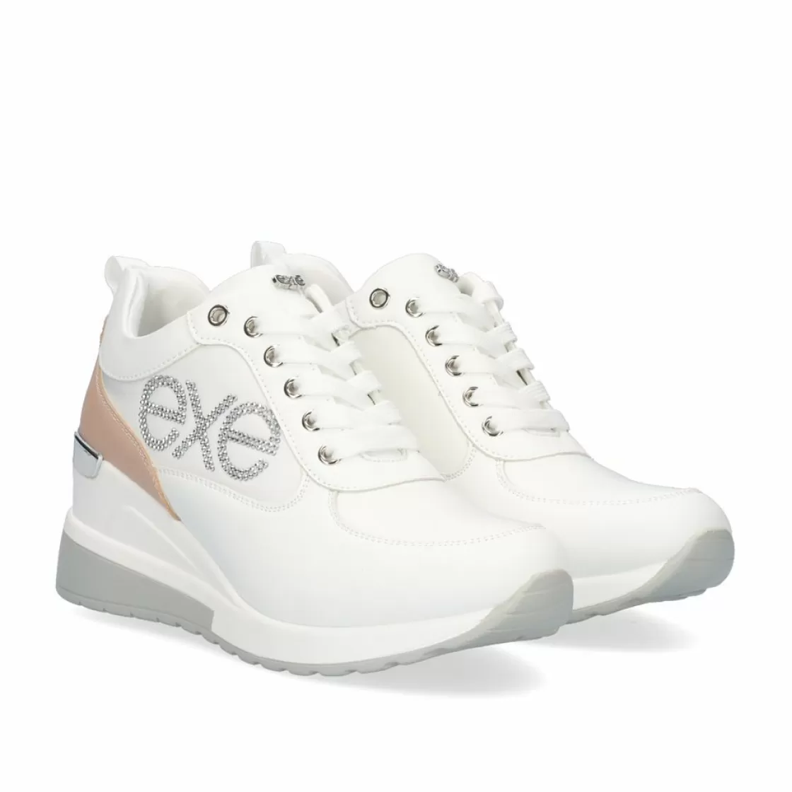 Exe Shoes Sneakers Mujer-Tenis Plataforma 34-21Ex06 Branco