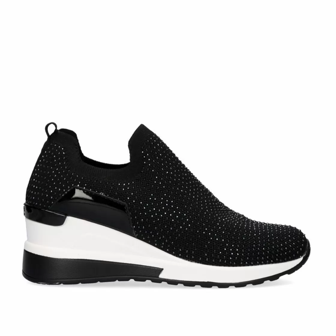 Exe Shoes Sneakers Mujer-Tenis Plataforma 34-31Ex15 Glitter Preto