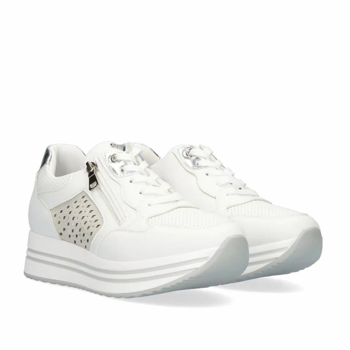 Exe Shoes Sneakers Mujer-Tenis Plataforma Branco 131-31Ex24