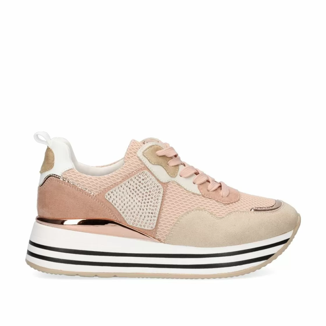 Exe Shoes Sneakers Mujer-Tenis Plataforma Rg2210 Rosa