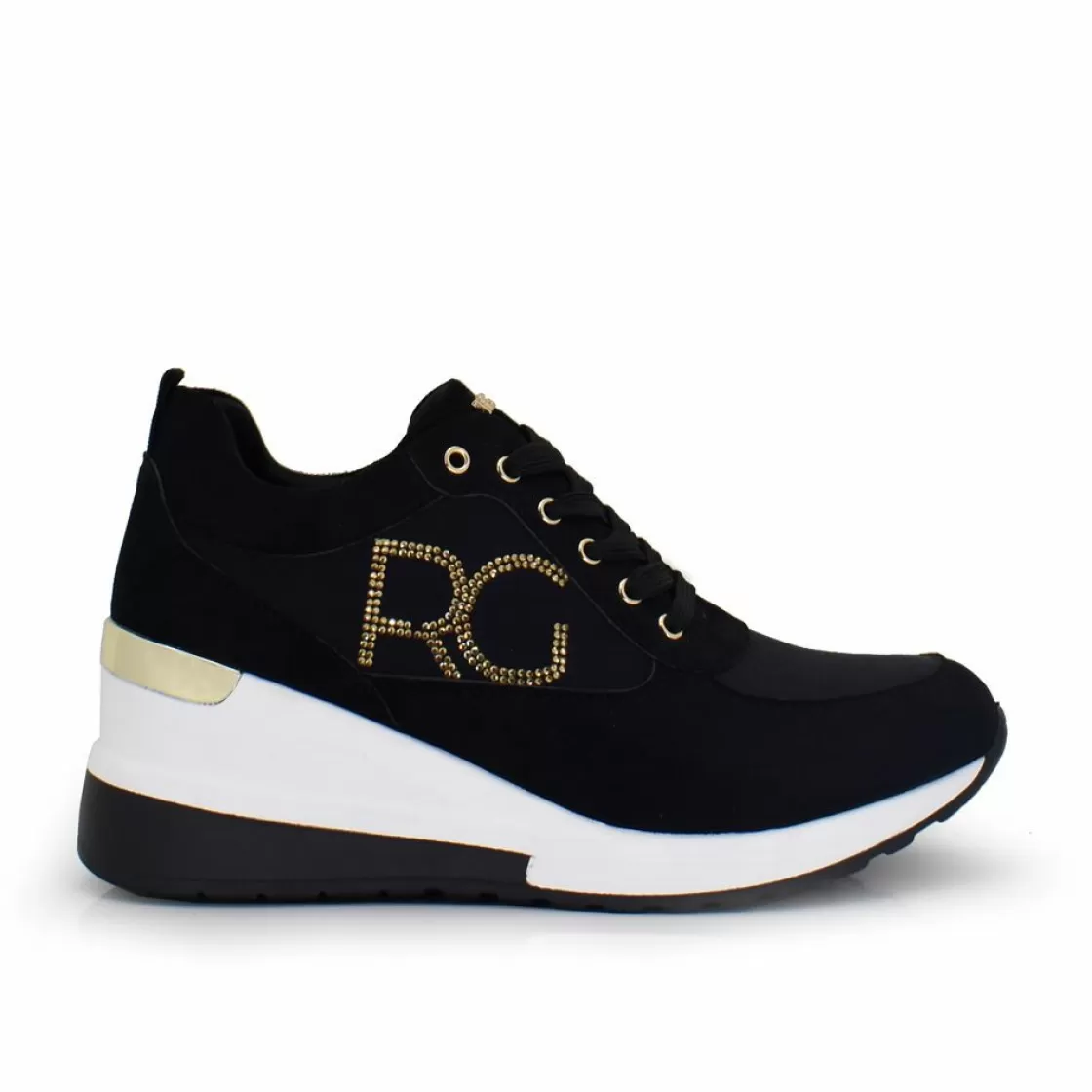 Exe Shoes Sapatilhas E Tenis-Tenis Wedge Rg Ex06 Black-Gold